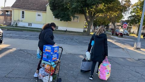 From his food bank in suburban Detroit, Terance Wheeler has seen visitors come from as far as Toledo, Ohio to get help with food insecurity.