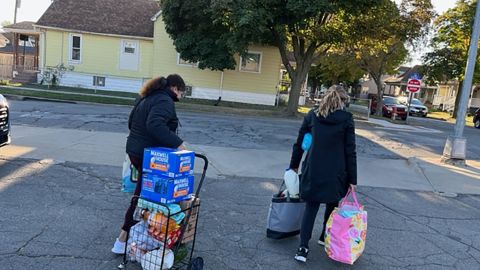 From his food bank in suburban Detroit, Terance Wheeler has seen visitors come from as far as Toledo, Ohio to get help with food insecurity. 