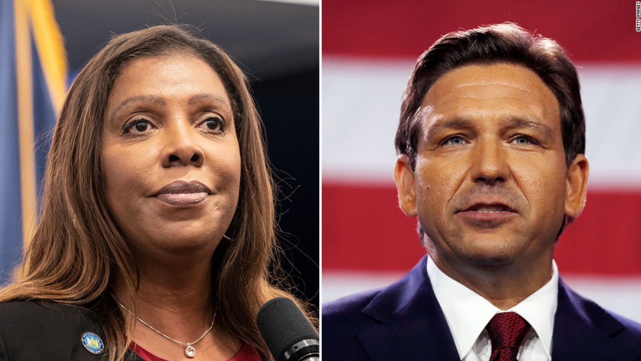 New York Attorney General Letitia James is leading a coalition of 16 Democratic attorneys general urging Florida Gov. Ron DeSantis to rescind his administration's request to colleges in the state for information about students receiving gender-affirming care.