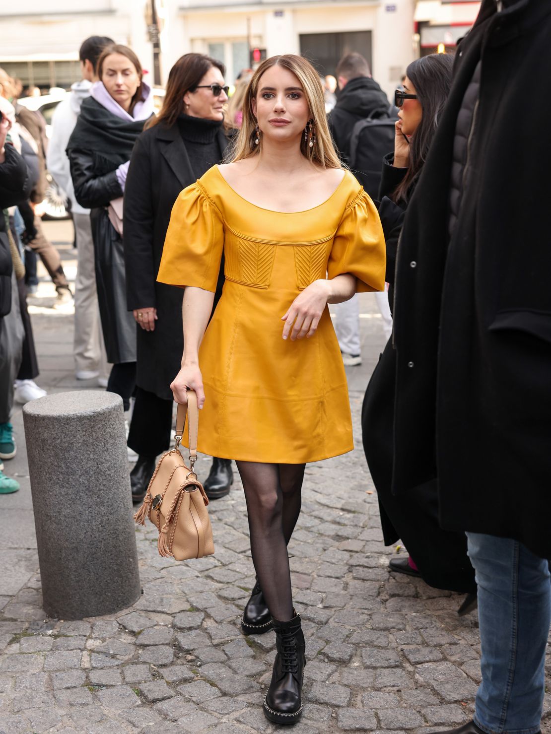 Emma Roberts spotted between shows on March 2, 2023.