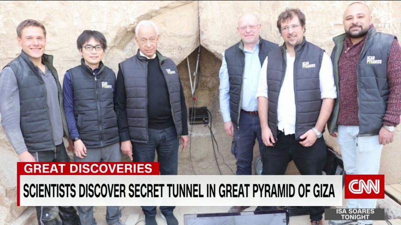 Scientists discover secret tunnel in Great Pyramid of Giza | CNN