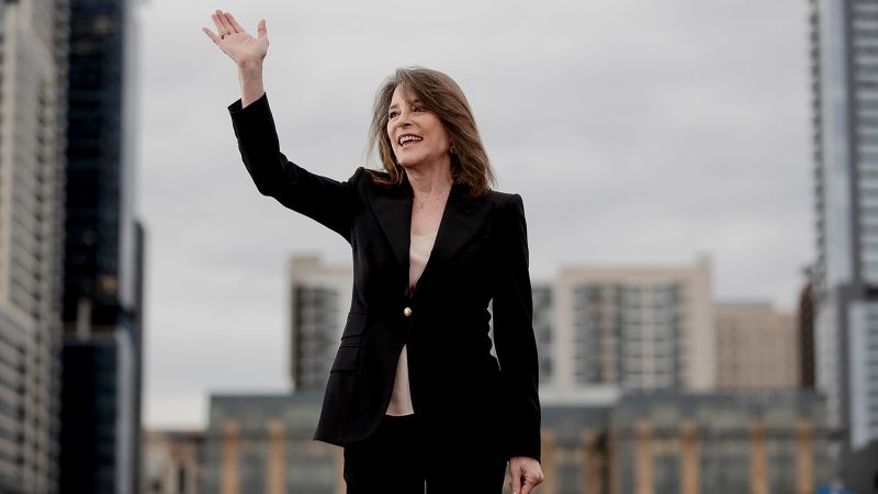 NextImg:Marianne Williamson to formally launch 2024 bid for president, setting up likely long-shot primary challenge to Biden | CNN Politics