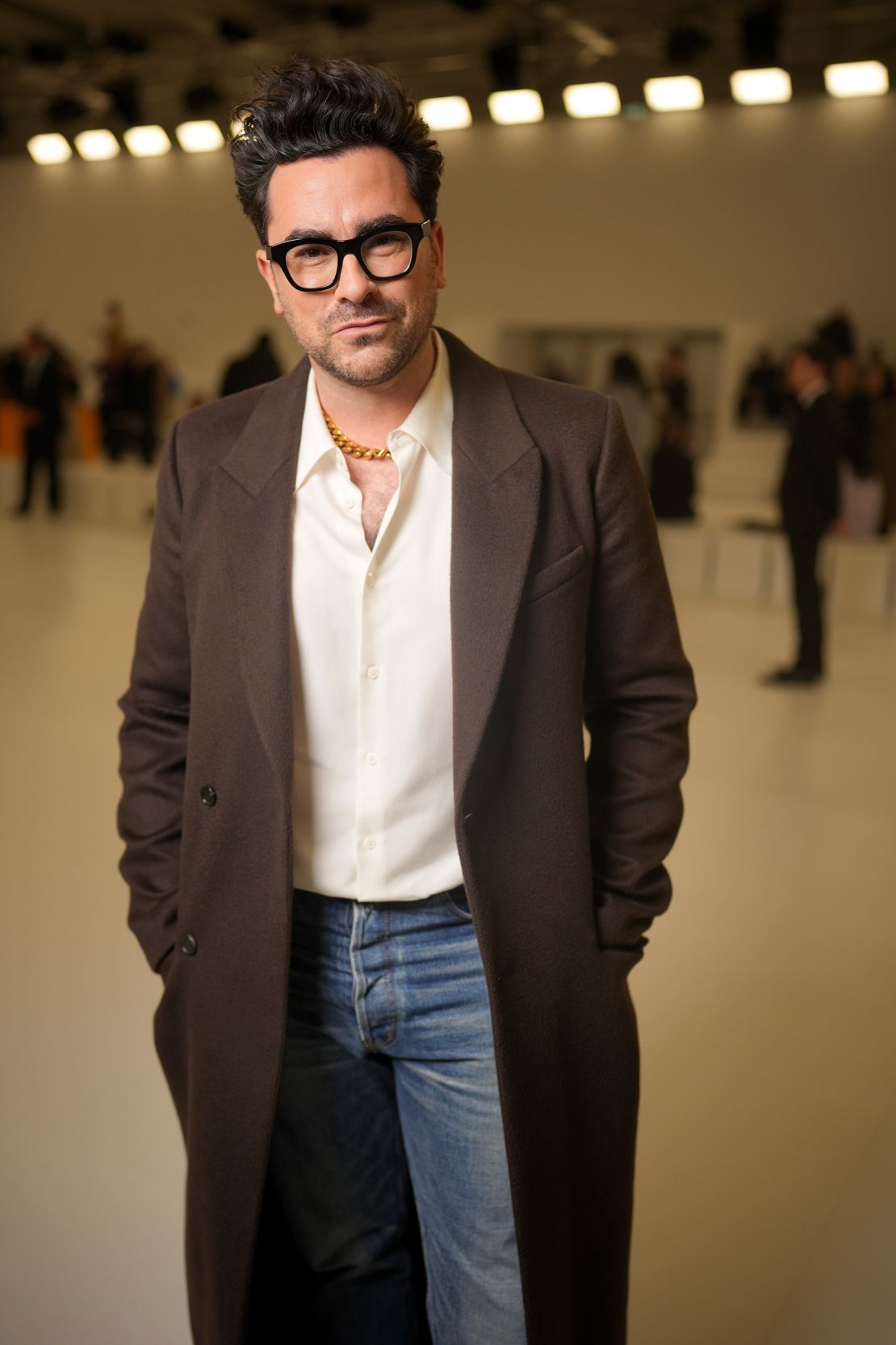 Dan Levy at Loewe on March 3, 2023.