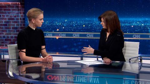 Dasha Navalnaya speaks with News-ld's Erin Burnett on March 3.