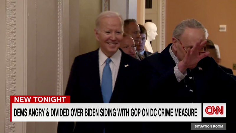 Biden, Dems split over DC crime bill | CNN