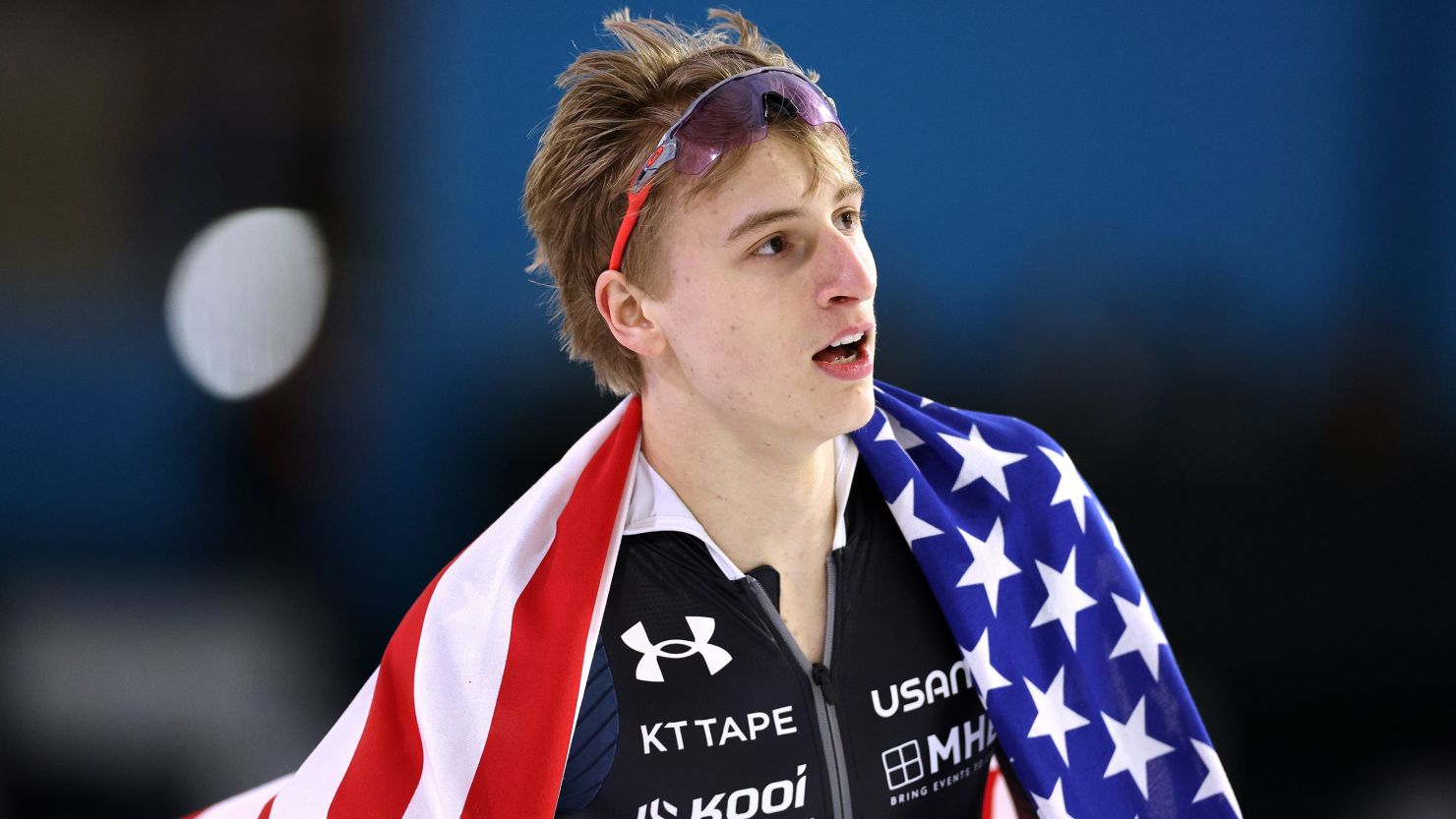 Stolz was the youngest member of Team USA at last year's Winter Olympics.