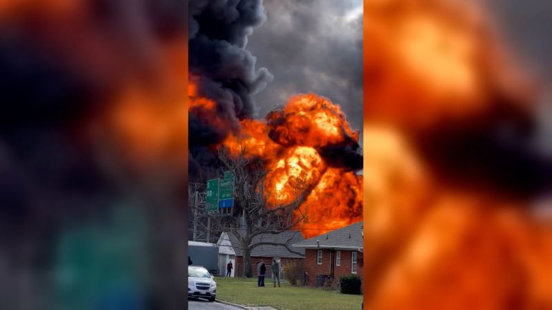 Overturned gas tanker explodes on highway in Maryland, killing 1 person | CNN