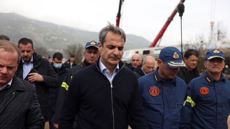 Greece train crash: PM Kyriakos Mitsotakis apologizes over tragedy