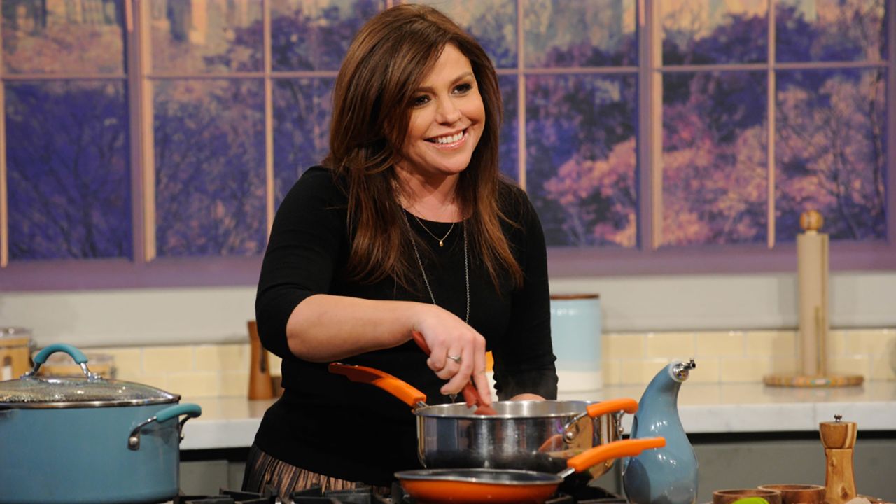 Rachael Ray in the kitchen on December 10, 2014. 