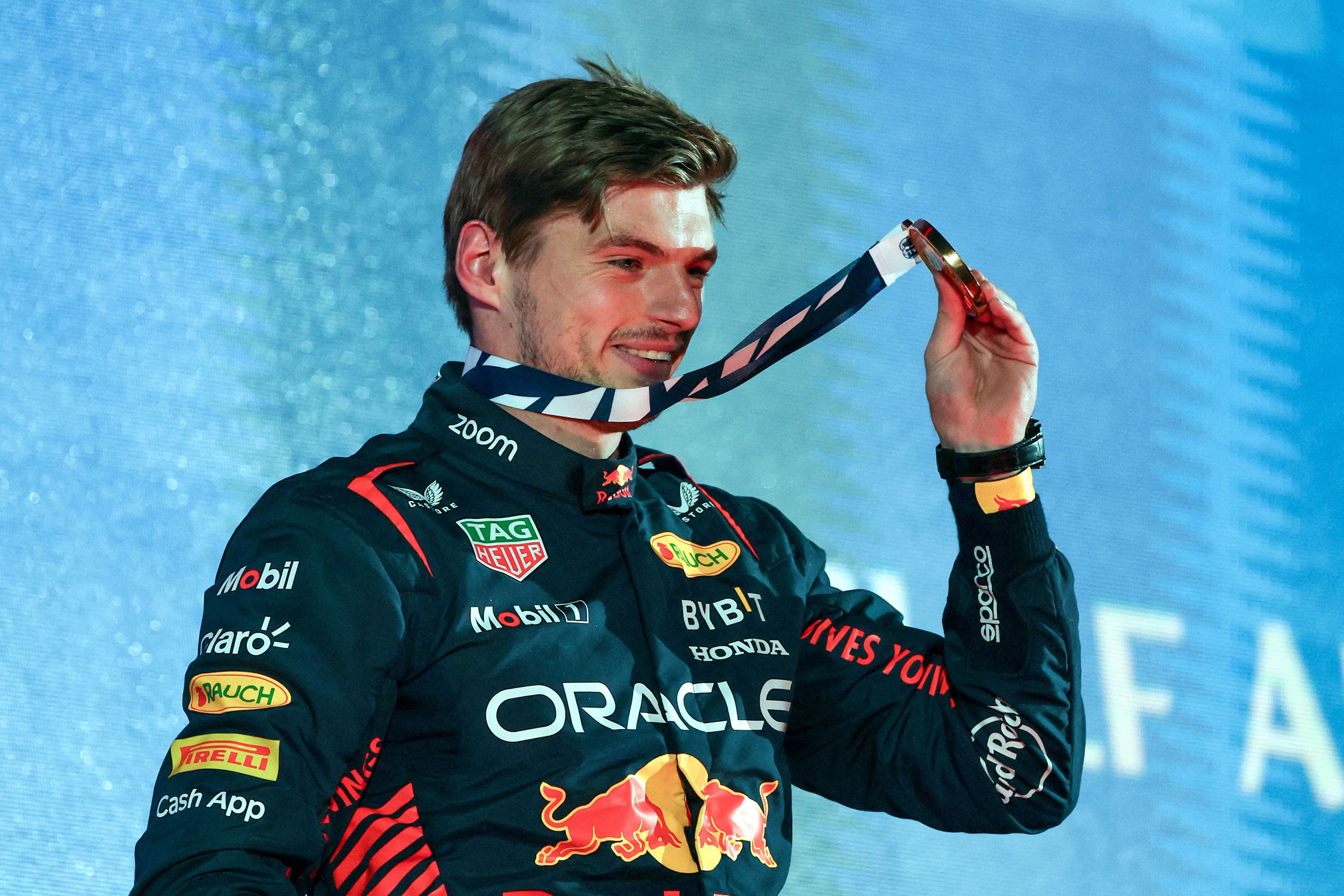 Bahrain GP: Fernando Alonso on podium as Max Verstappen wins F1 opener