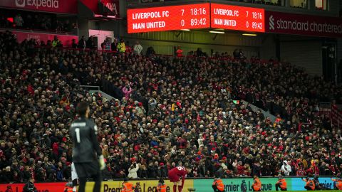 Anfield comemorou outro resultado famoso no domingo.