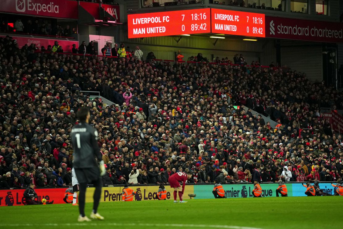 Anfield celebrated another famous result on Sunday.