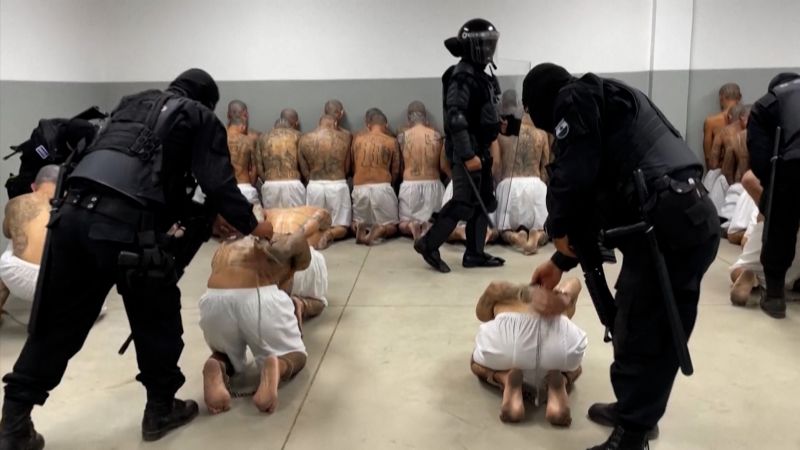 See shocking footage from El Salvador’s new mega-prison | CNN
