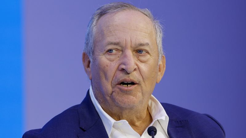 Larry Summers: US economy could hit an ‘air pocket’ in the coming months | CNN Business