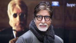 Amitabh Bachchan at a promotional event for the film 'Shamitabh' in London on Janurary 27, 2015. 