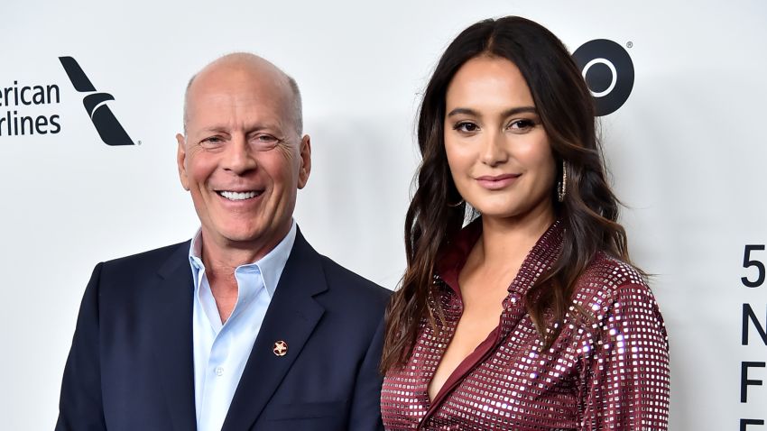 NEW YORK, NEW YORK - OCTOBER 11: Bruce Willis and wife Emma Heming Willis attend the "Motherless Brooklyn" Arrivals during the 57th New York Film Festival on October 11, 2019 in New York City. (Photo by Theo Wargo/Getty Images for Film at Lincoln Center)