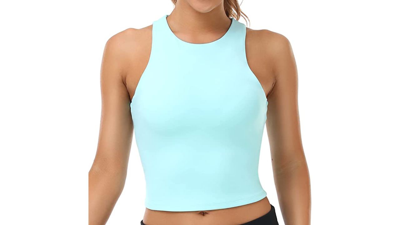 underscored Colorfulkoala Sleeveless Crop Yoga Shirts