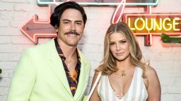 LOS ANGELES, CALIFORNIA - JULY 26: Television personalities Tom Sandoval (L) and Ariana Madix attend the Friends and Family Opening at Schwartz & Sandy's with the cast of "Vanderpump Rules" at Schwartz & Sandy's Lounge on July 26, 2022 in Los Angeles, California. (Photo by Amanda Edwards/Getty Images)