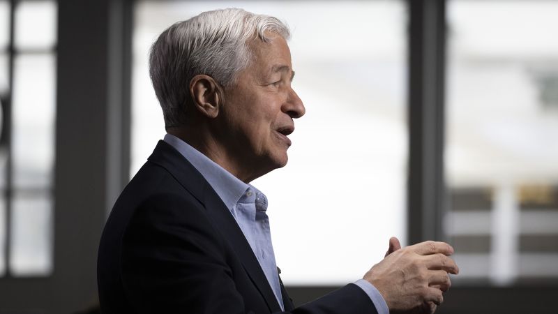 JPMorgan Chase CEO Jamie Dimon says Ukraine invasion is a top economic concern