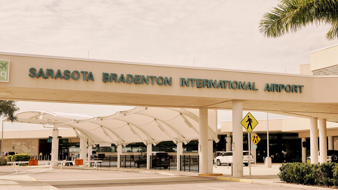 File photo: The Sarasota Bradenton International Airport (SRQ) in Sarasota, Florida. 