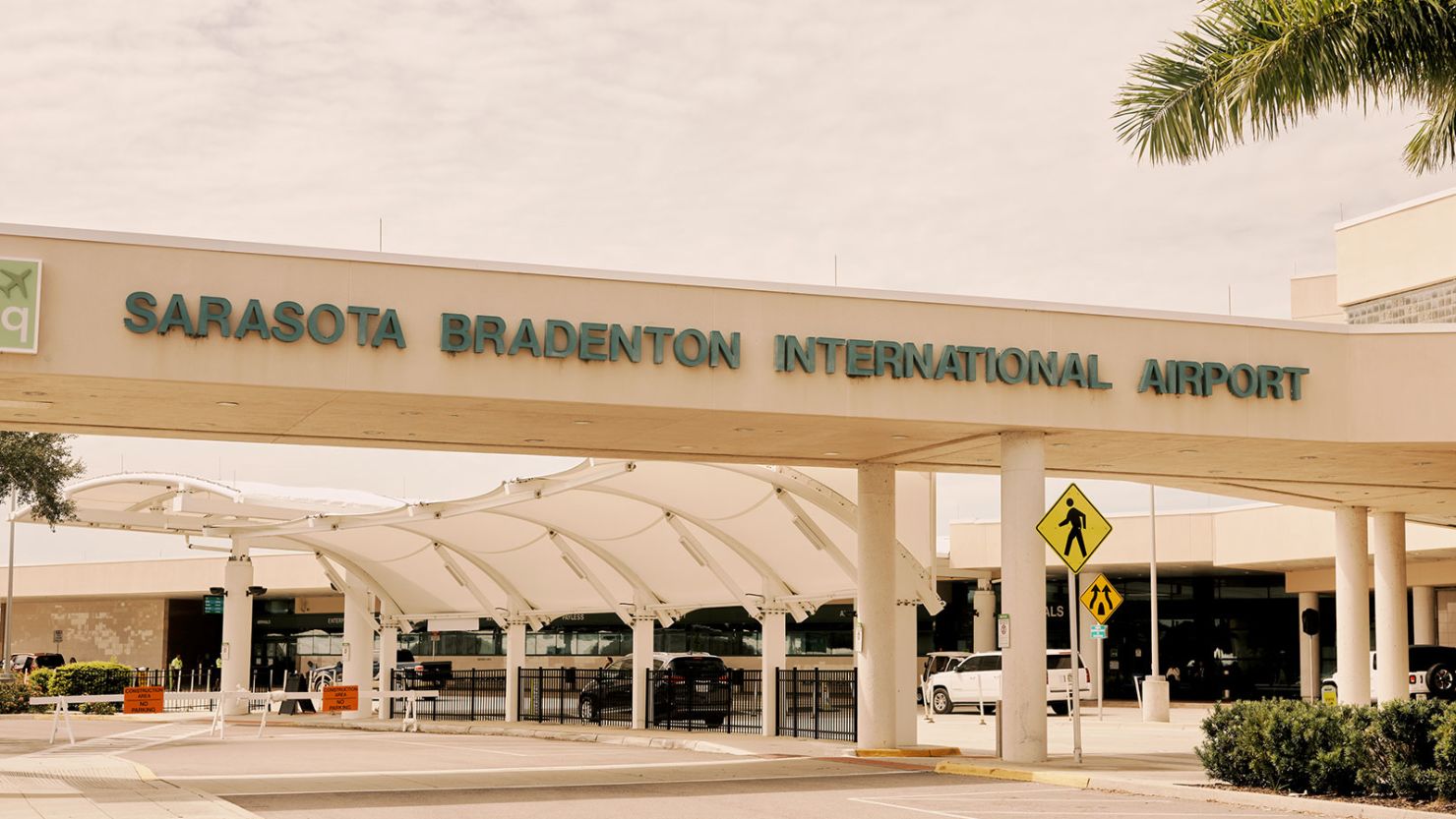 The Sarasota Bradenton International Airport in Sarasota, Florida. 