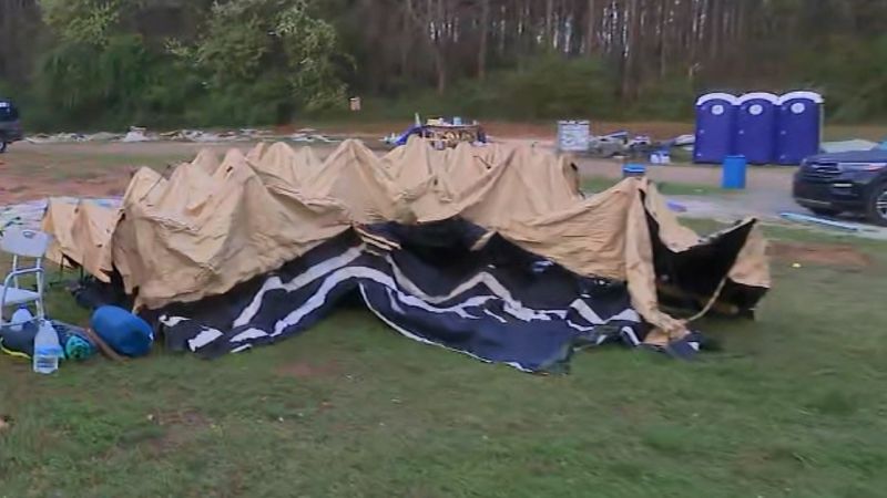 Video shows campsite for ‘Cop City’ protesters | CNN