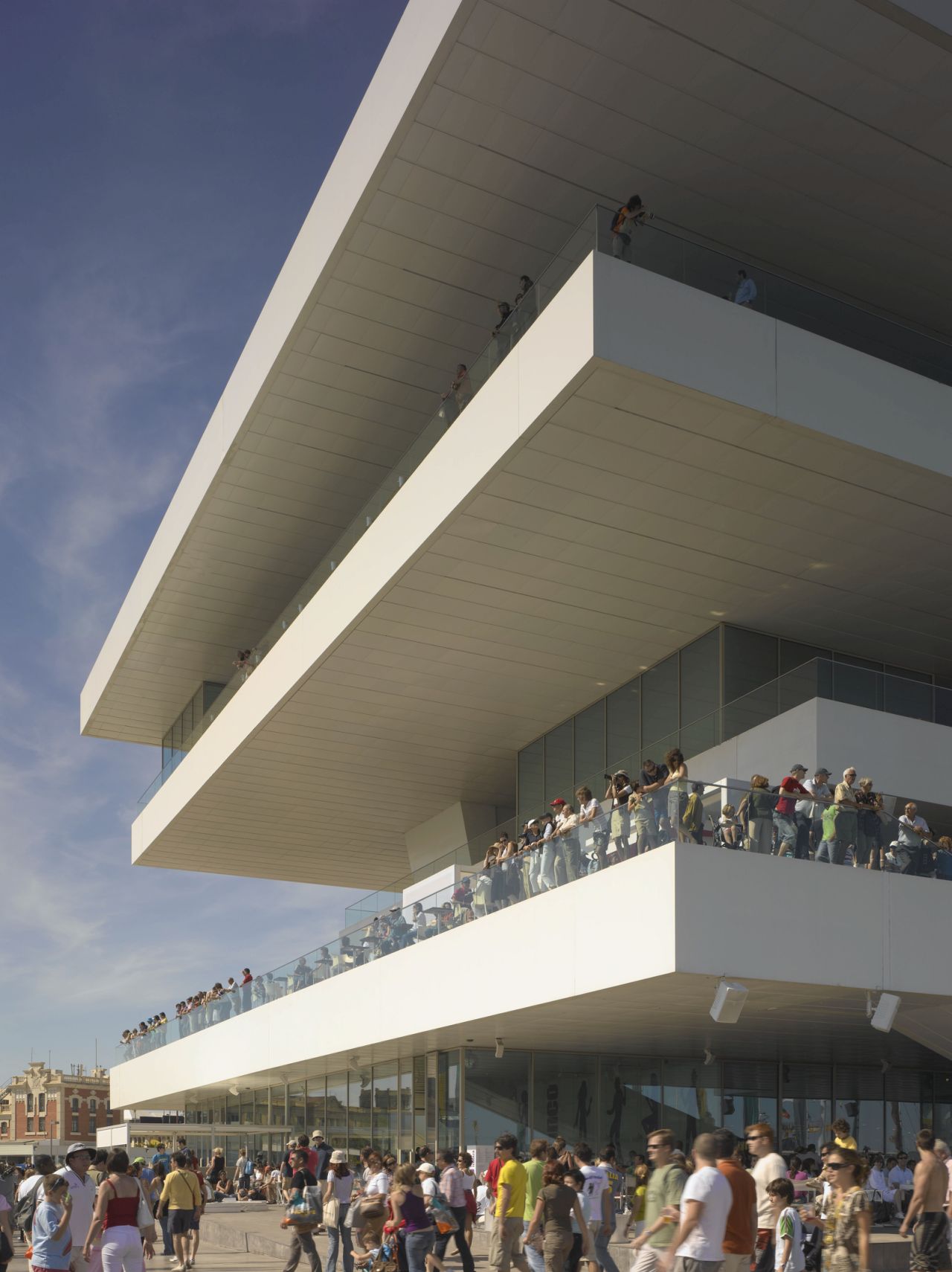 The America's Cup Building in Valencia, Spain, was completed in just 11 months to host the first America's Cup in Europe in over 150 years.