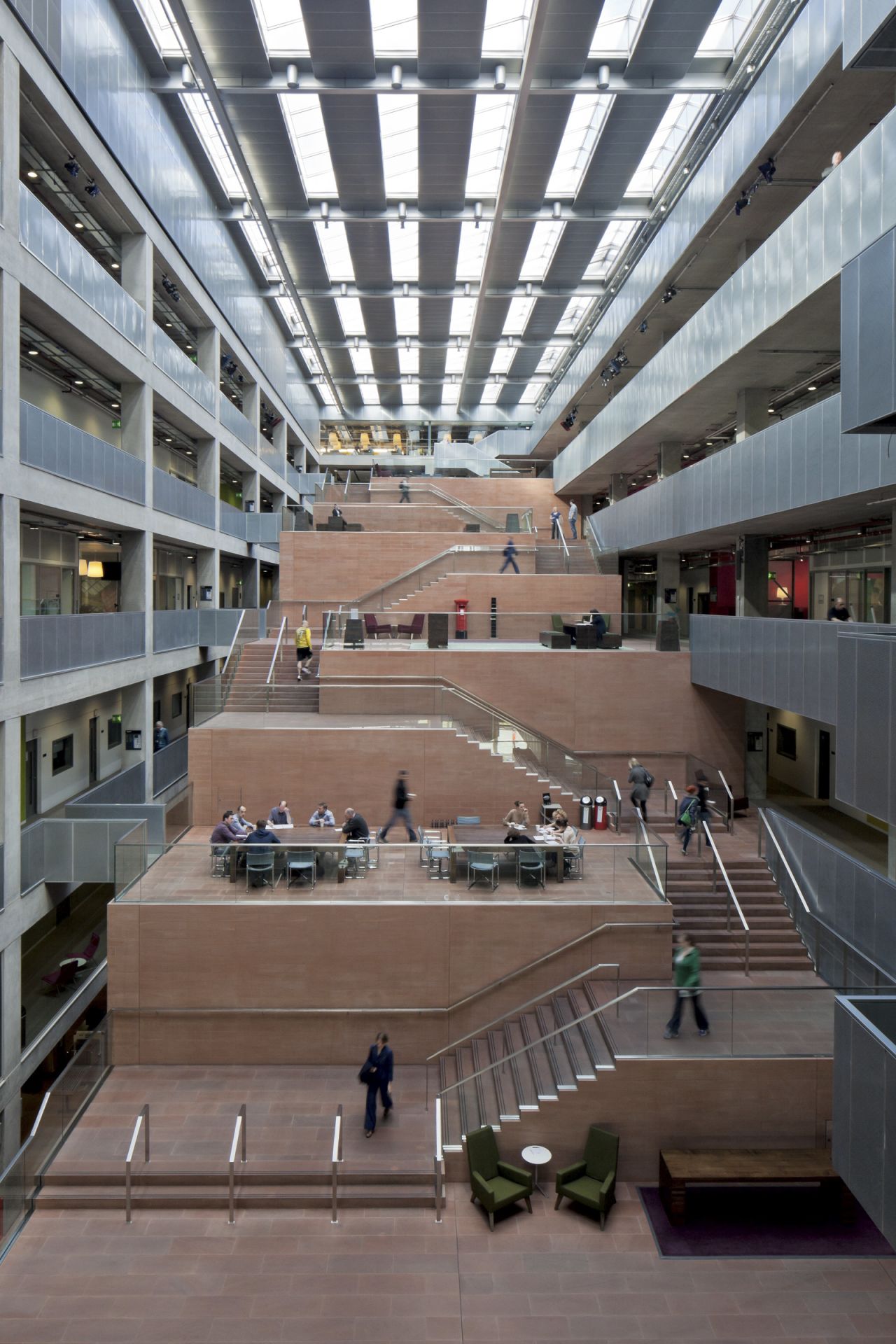 The BBC Scotland Headquarters was built at an abandoned shipbuilding site along the River Clyde in Glasgow, Scotland.