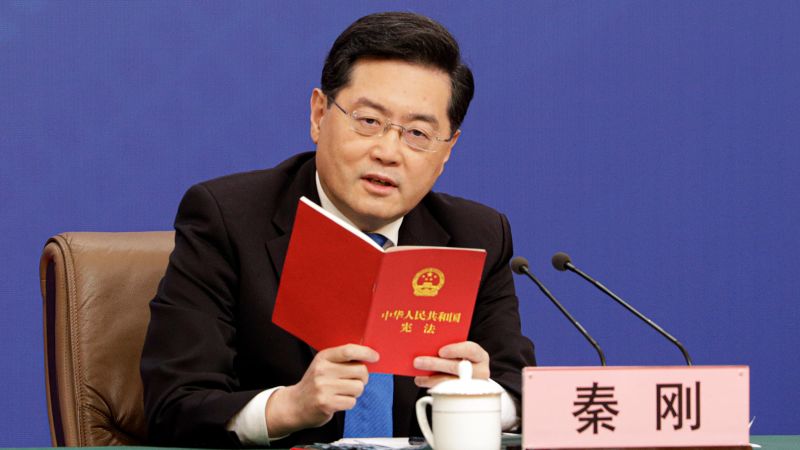 NextImg:China's new foreign minister blames the US for fraying ties, warns of 'conflict and confrontation' | CNN