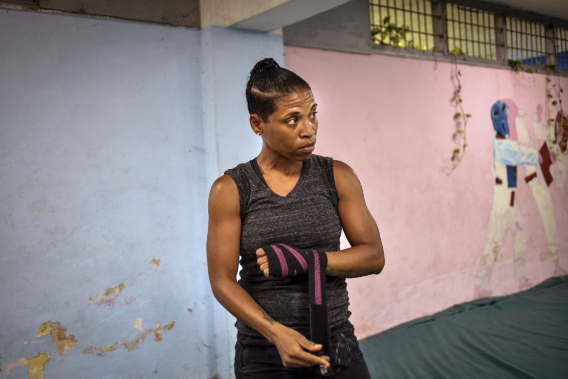 The 39-year-old Flores has been a pioneer for Cuban women boxers.