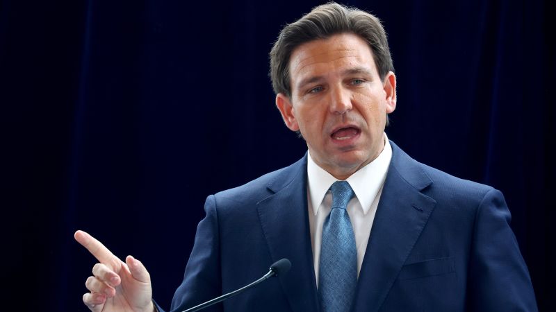 NextImg:DeSantis points to looming culture wars with Florida 'on the front lines in the battle for freedom' | CNN Politics