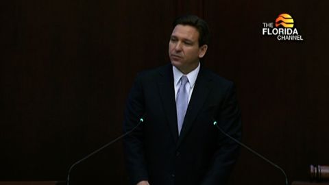 Ron DeSantis State of the State 0307 SCREENGRAB