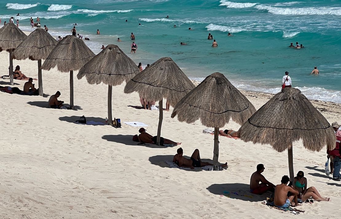 The state of Quintana Roo, where Cancún is located, carries an "exercise increased caution" travel advisory.