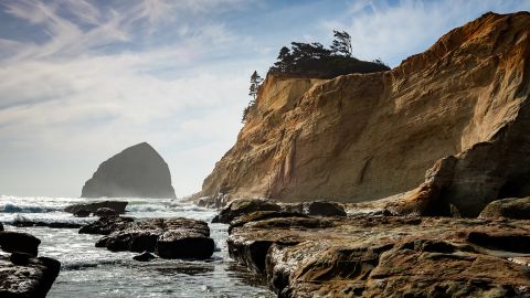 The Cape Kiwanda State Natural Area is in northwestern Oregon, roughly a 95-mile drive southwest of Portland.