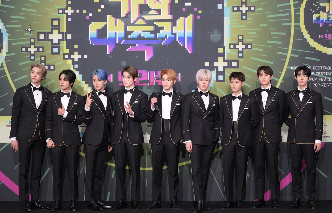 South Korean band NCT 127 attending a festival at Jamsil Arena in December in Seoul. The artists are represented by SM Entertainment, which is currently in the midst of several shareholder disputes. 