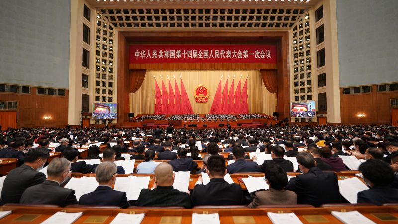 NextImg:China shakes up government to counter financial risks and US tech restrictions | CNN Business