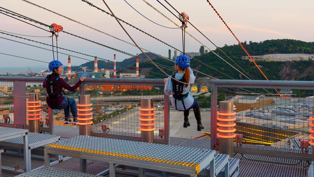 <strong>Sweeping change:</strong> ZipCity at the Lisboeta casino complex is the city's first-ever zip line experience and an attempt to diversify Macao's offerings to make them more family-friendly.