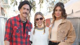 Mandatory Credit: Photo by MediaPunch/Shutterstock (13635966cb)
Tom Sandoval, Ariana Madix, Raquel Leviss
Los Angeles Mission Hosts Annual Thanksgiving Dinner to Unhoused Community, California, USA - 23 Nov 2022
