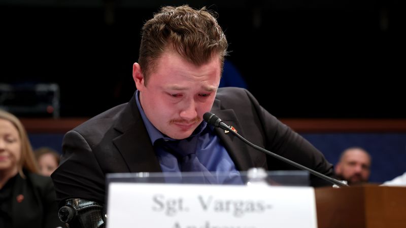 NextImg:Marine injured in Kabul airport bombing recounts 'catastrophic' US withdrawal from Afghanistan at House hearing | CNN Politics