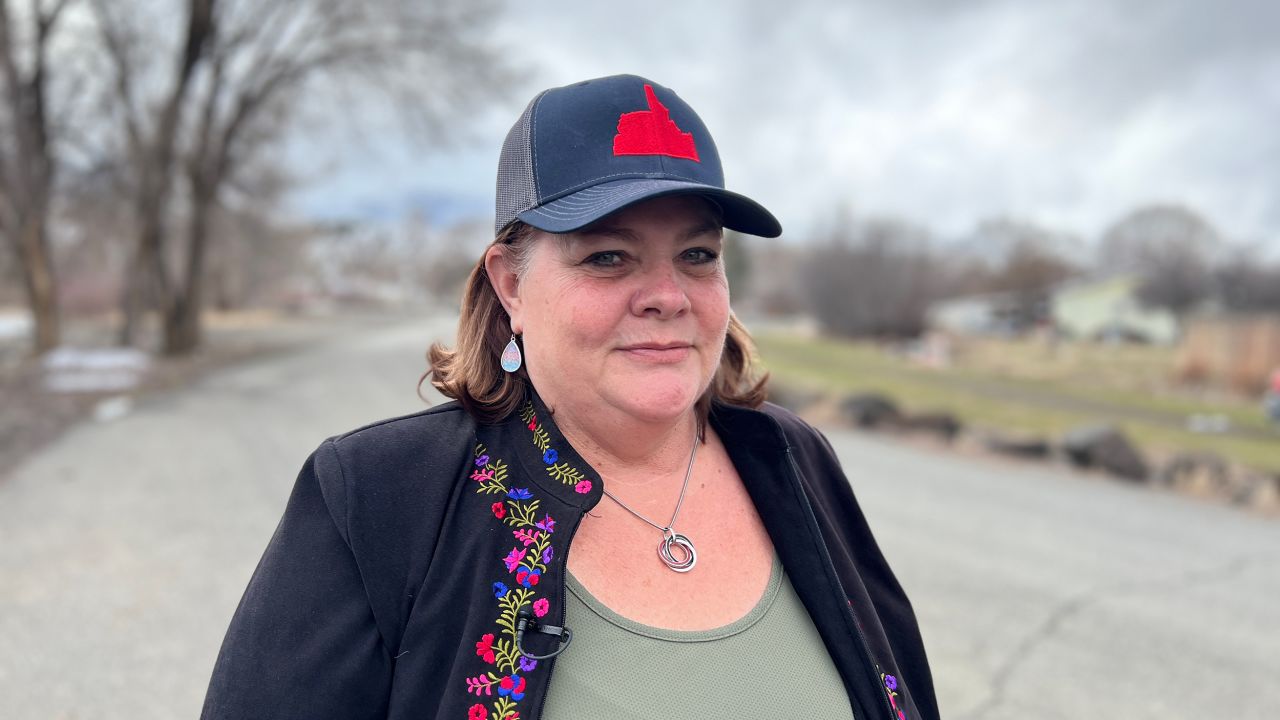 Sandie Gilson, Greater Idaho Movement board member, in Mt. Vernon, Oregon.
