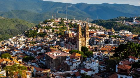 The Mexican state of Guerrero, where Taxco is pictured, is one of six states in the country with a "do not travel" advisory.