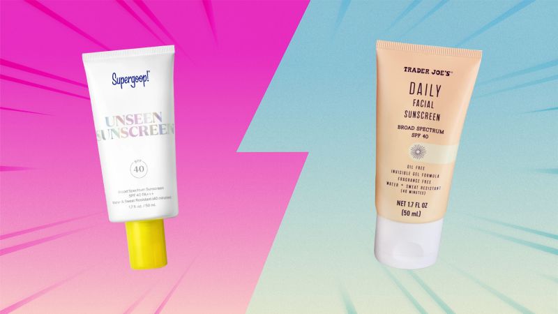 Supergoop vs. Trader Joeâ€™s: Which invisible sunscreen is best? | CNN Underscored