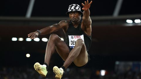 Dendy competes in the Zurich Diamond League meet last September. 