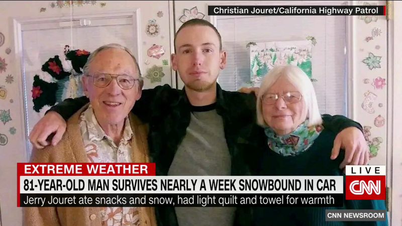 Elderly California man’s snow drift survival story | CNN