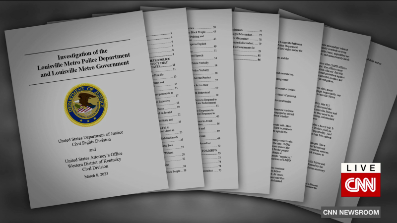 Justice Dept. Issues Scathing Report After Louisville Police ...