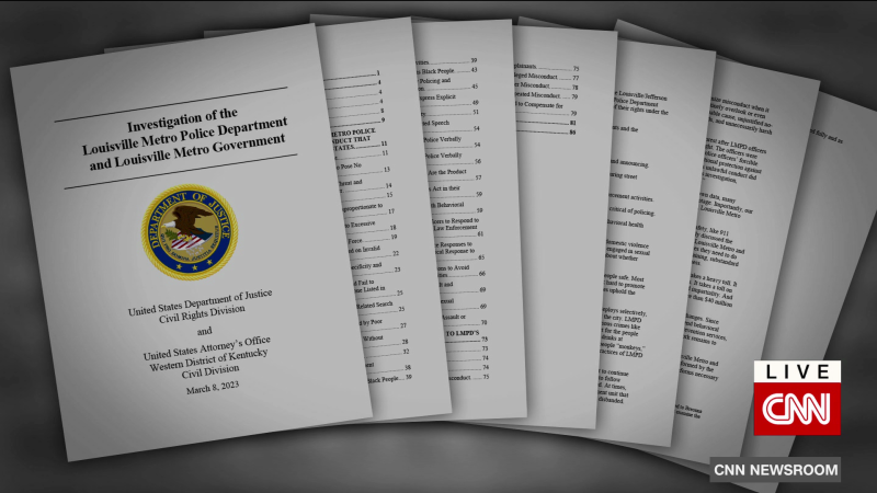 Justice Dept. issues scathing report after Louisville police investigation | CNN