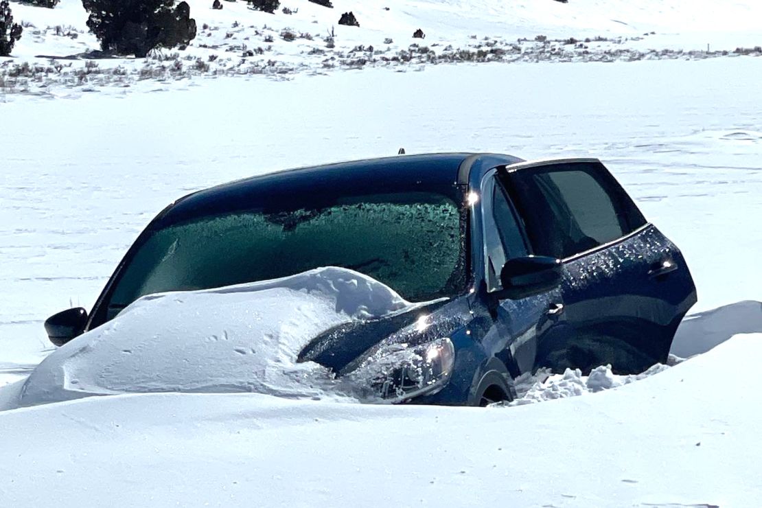 Jouret's SUV was partially buried in snow when he was found.