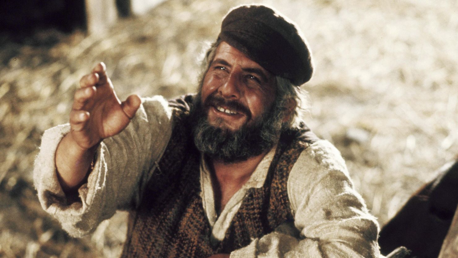 Chaim Topol, playing Tevye in the film adaptation of "Fiddler on the Roof."