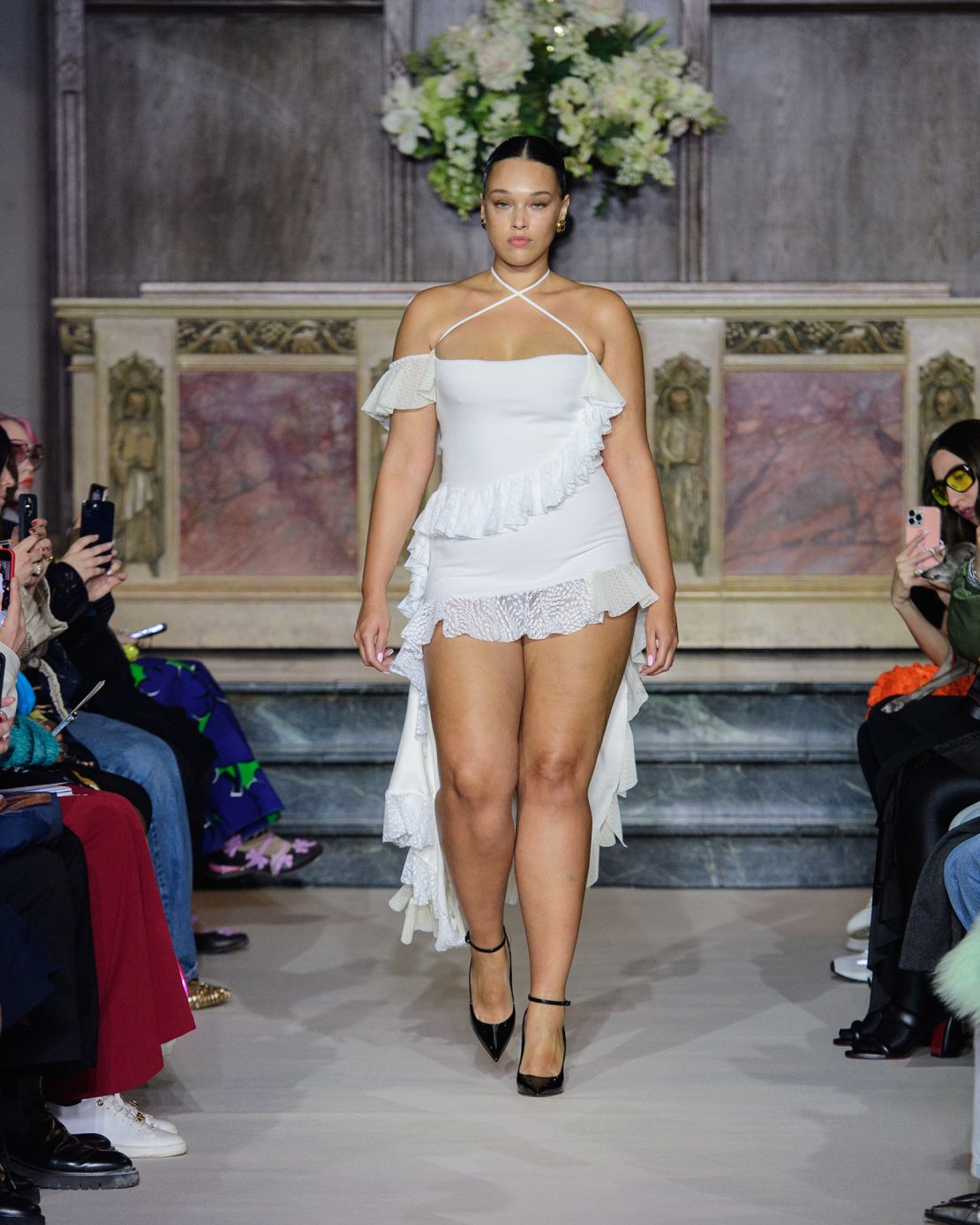 Wedding bells were ringing at the Esther Manas show.