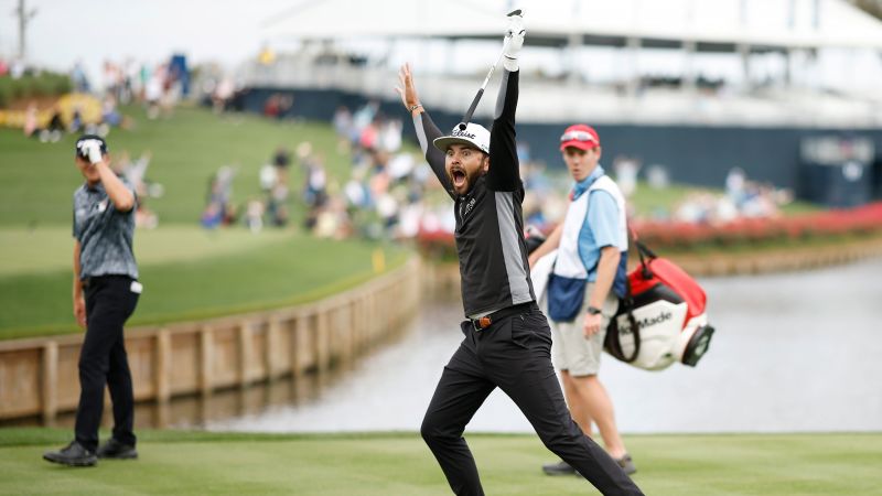 The Players Championship: Hayden Buckley sinks hole-in-one at iconic 17th island green | CNN